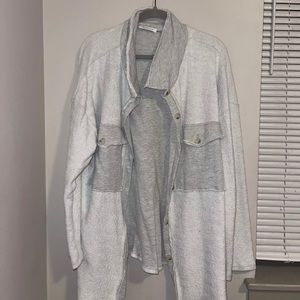 Heather Grey Shacket